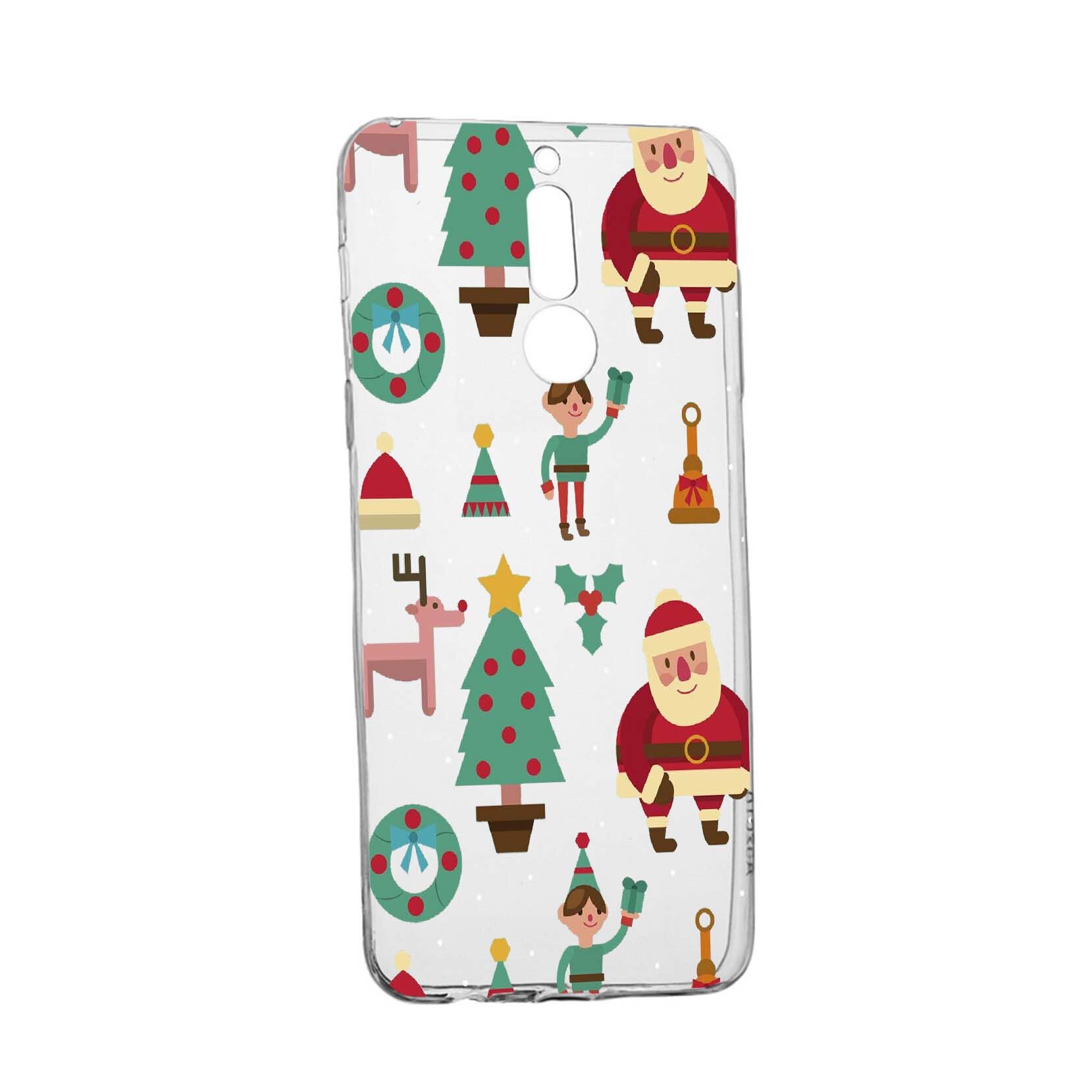 Husa de protectie Craciun, Christmas pentru Sony Xperia 1/ XZ4, rezistenta la uzura, anti-alunecare, din silicon Premium, 320