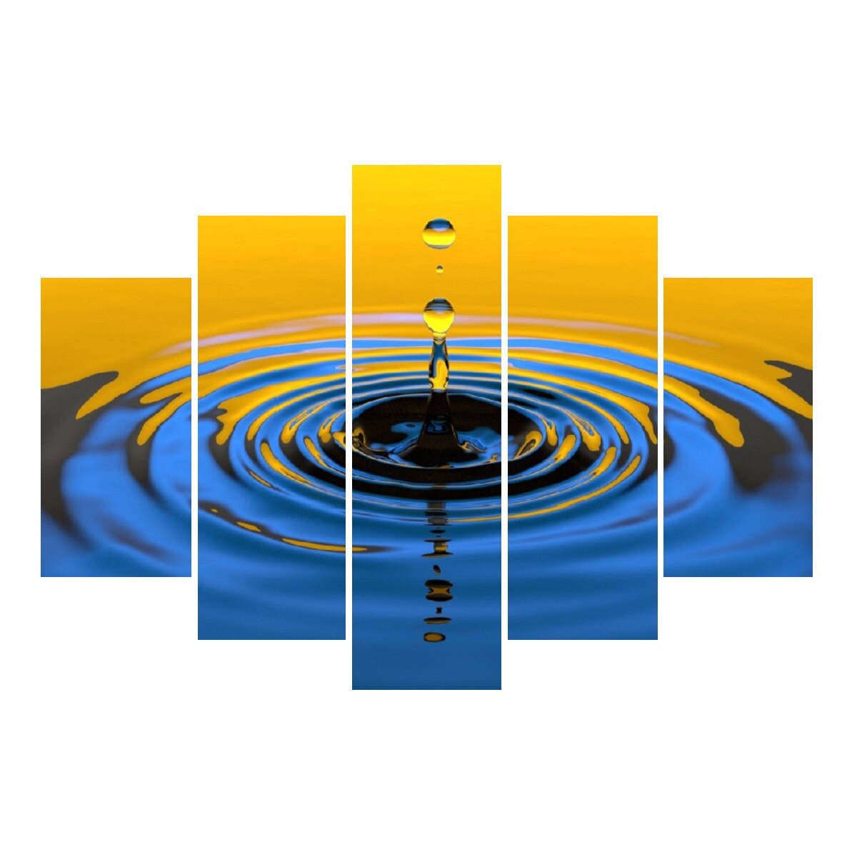 Tablou multicanvas 5 piese Abstract 2, 150 x 105 cm