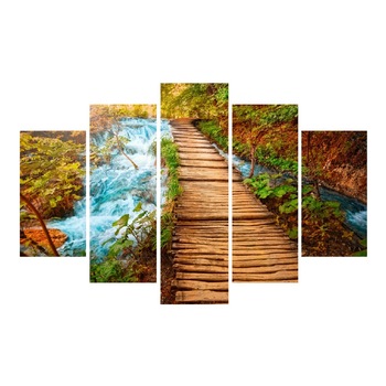 Tablou multicanvas 5 piese Natura 11, 150 x 105 cm Tablou multicanvas 5 piese Natura 11, 150 x 105 cm