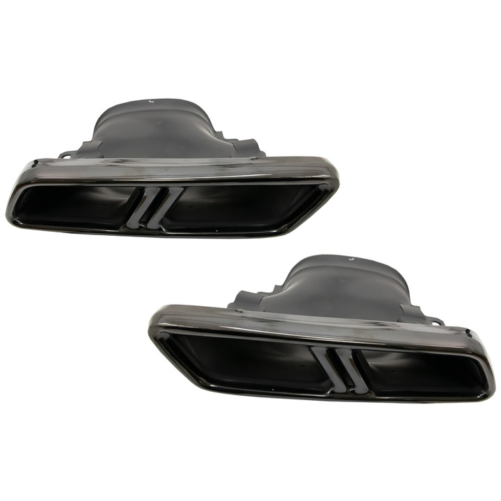 Ornamente tobe compatibil cu E-Class W213 2016-up E63 Design GLC SUV X253 GLC Coupe C253 2015-2017 Negru