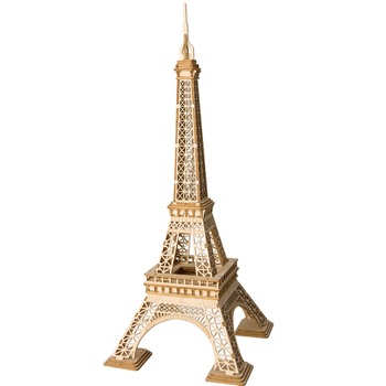 Puzzle 3D Eiffel Tower, Robotime, Lemn, 121 piese Puzzle 3D Eiffel Tower, Robotime, Lemn, 121 piese