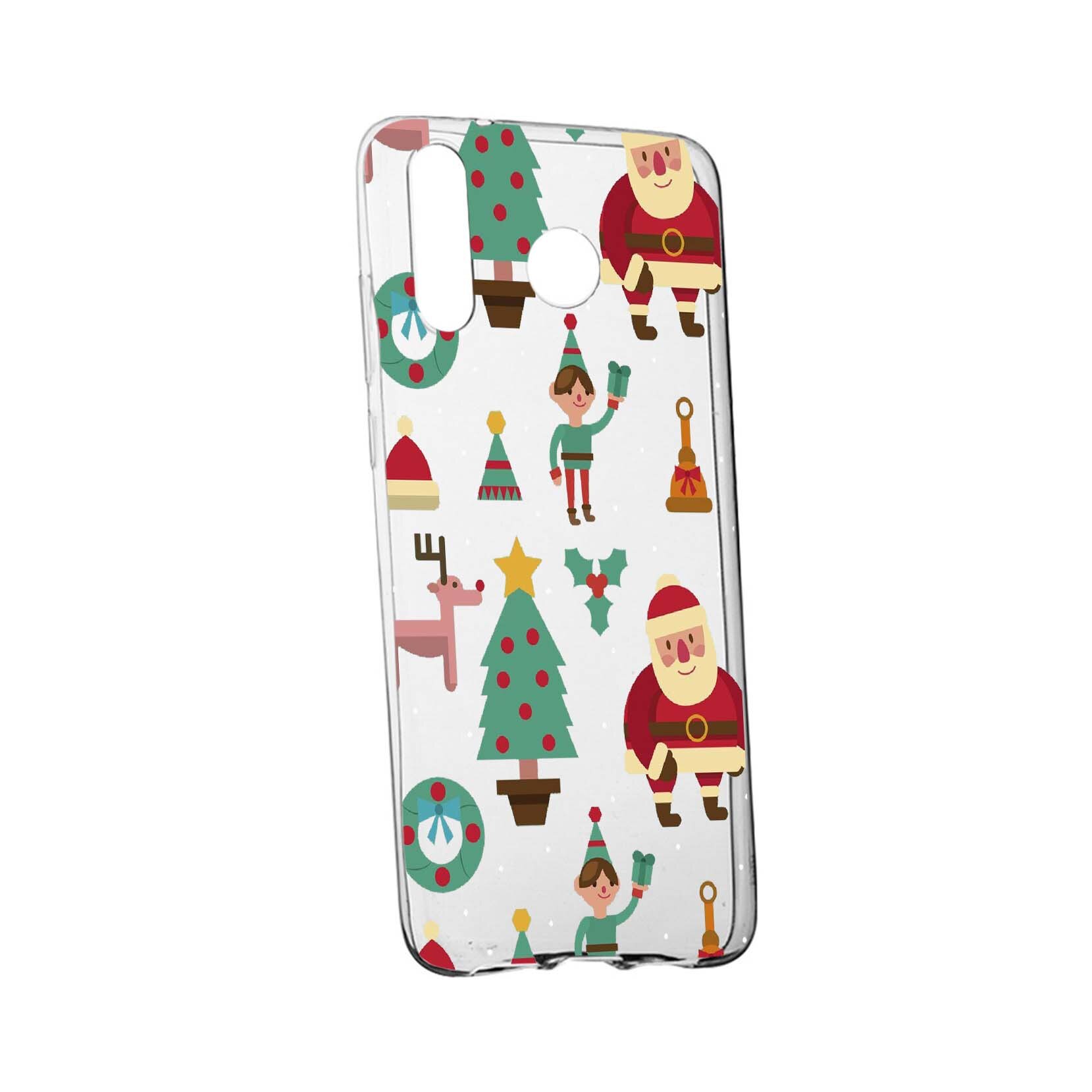 Husa de protectie Craciun, Christmas pentru Samsung Galaxy A9 2018, rezistenta la uzura, anti-alunecare, din silicon Premium, 320