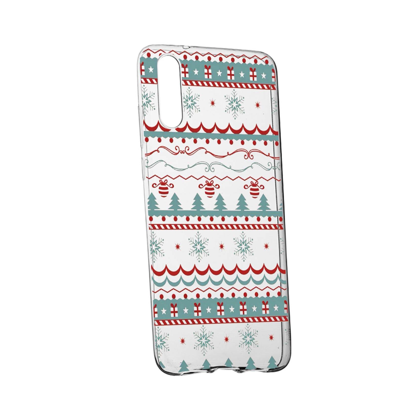 Husa de protectie Craciun, Christmas pentru Samsung Galaxy A7 2018, rezistenta la uzura, anti-alunecare, din silicon Premium, 321