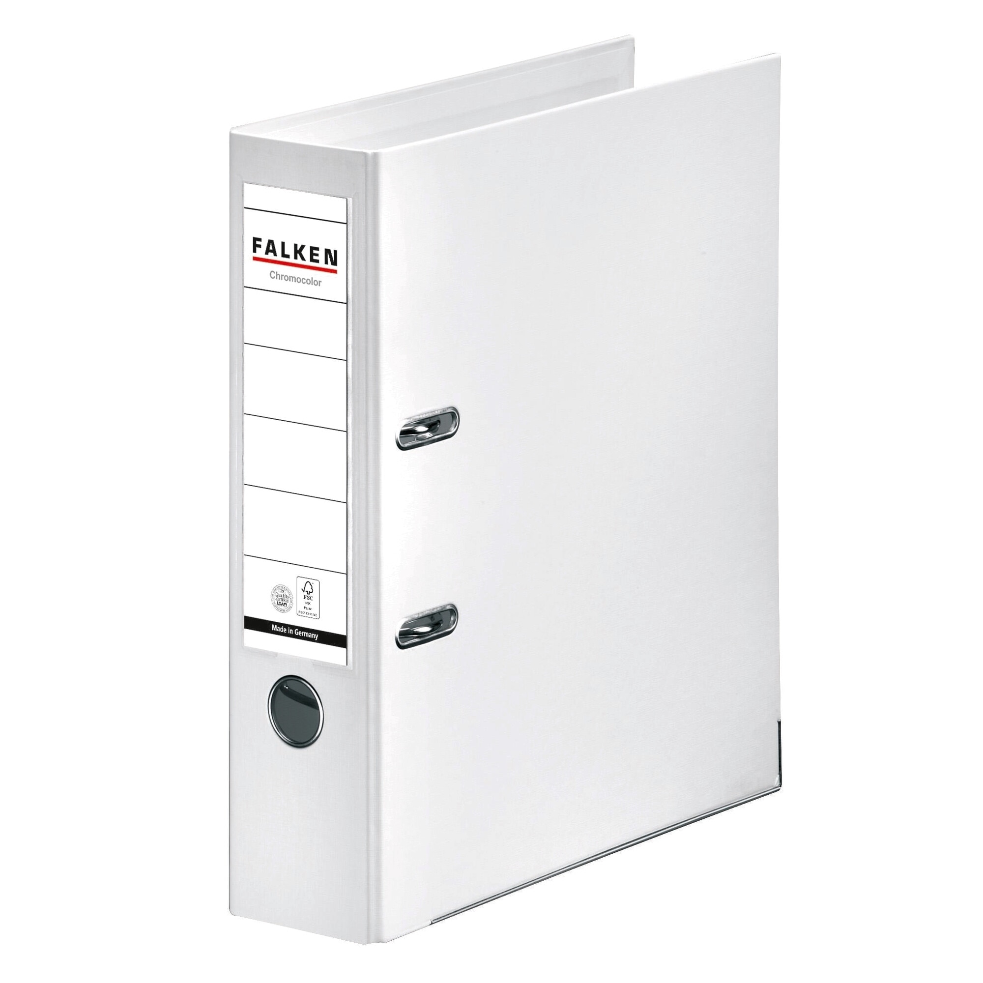 Biblioraft, Falken Chromcolor, PP exterior, PP interior, alb, A4, 229 x 318 mm