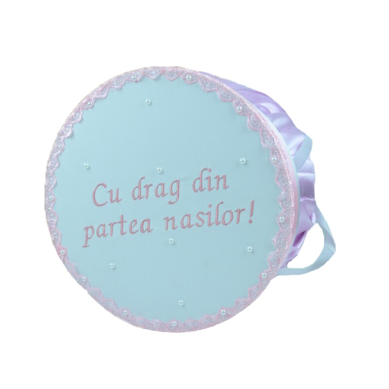 Cutie pentru botez 35 x 25 cm NN CB-01R, Multicolor