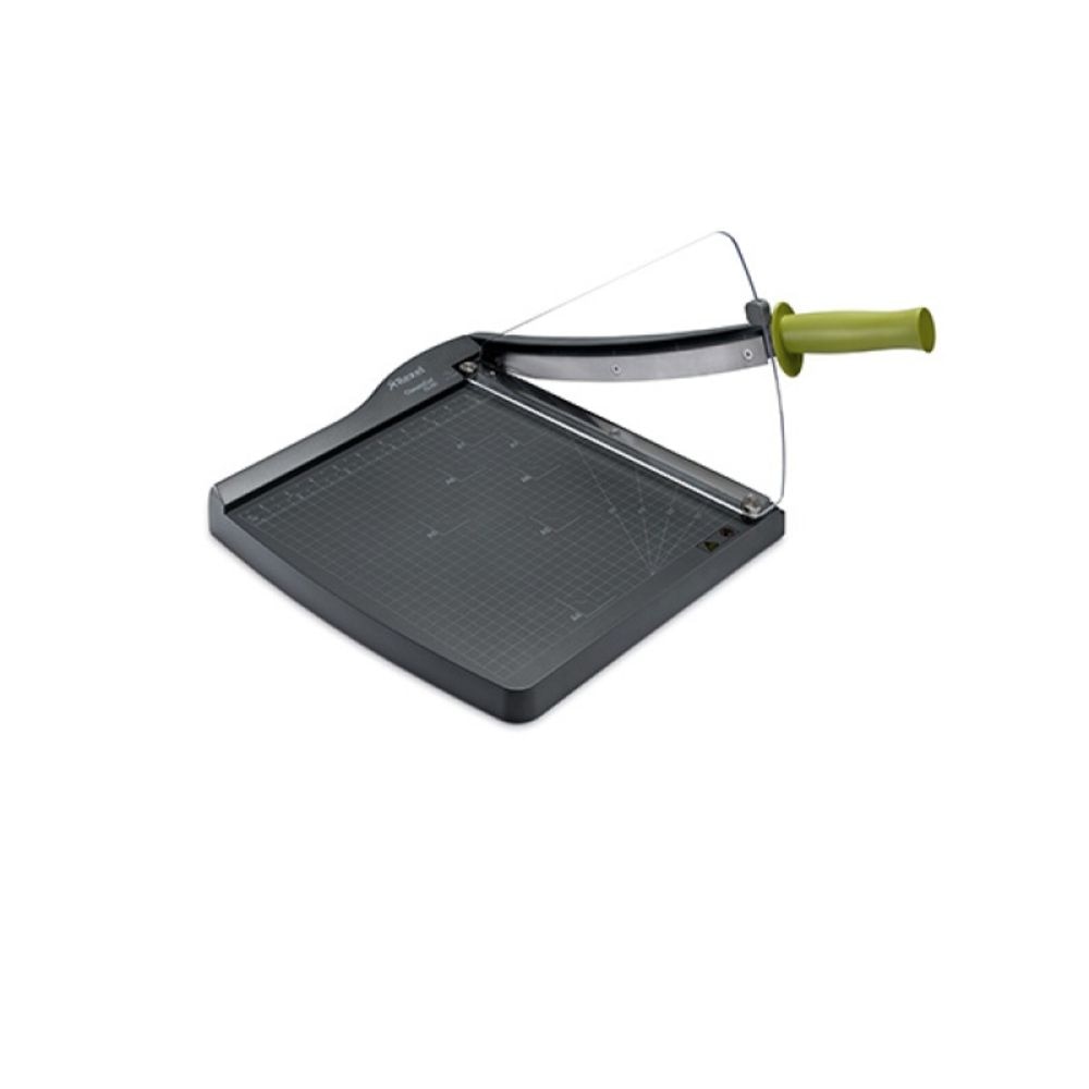 Ghilotina pentru Hartie REXEL ClassicCut™ CL110, A4, Capacitate 10 coli, Lungime Taiere 30.5 cm, Culoarea Gri