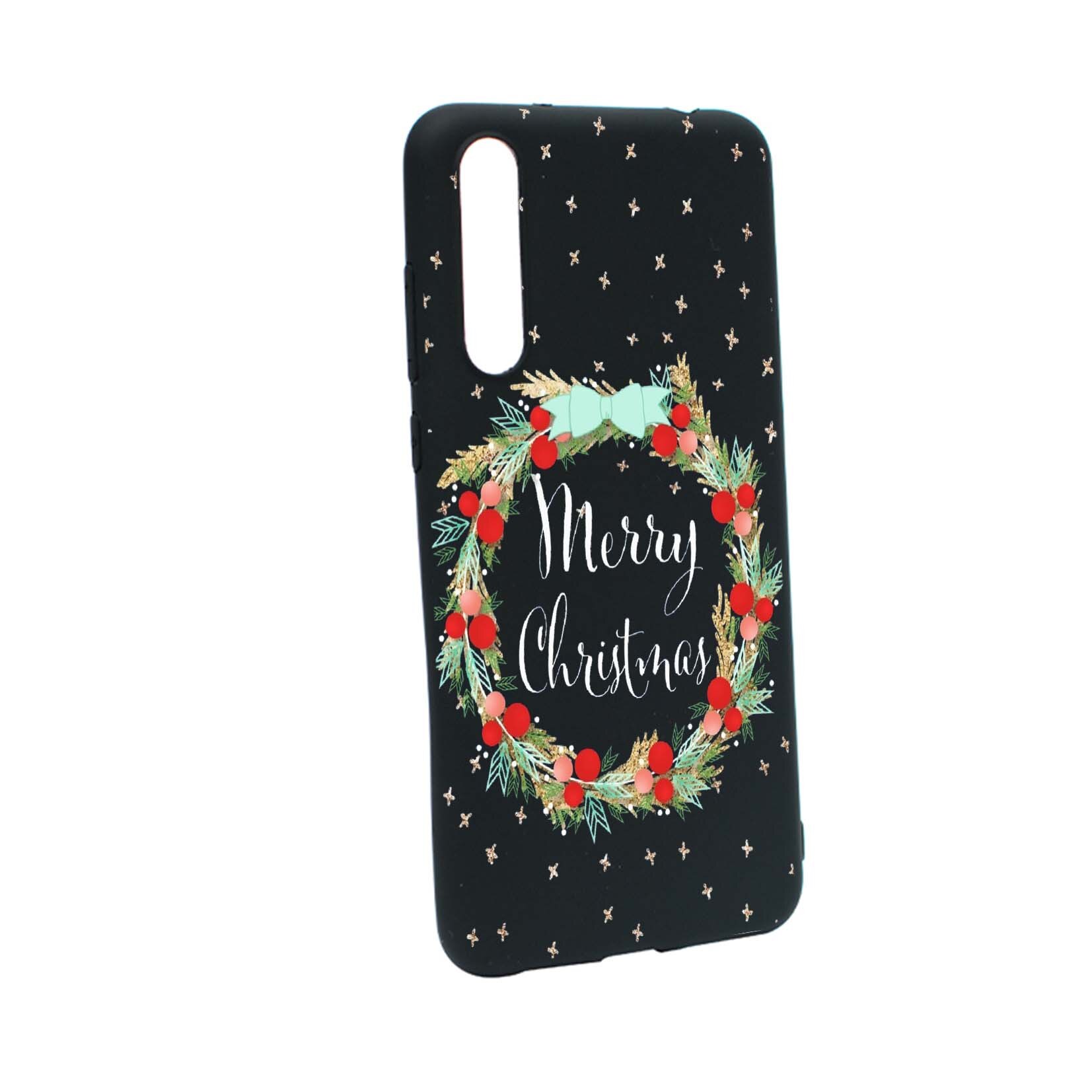 Husa de protectie Craciun, Christmas pentru Huawei P20 Pro, rezistenta la uzura, anti-alunecare, din silicon Premium, B312