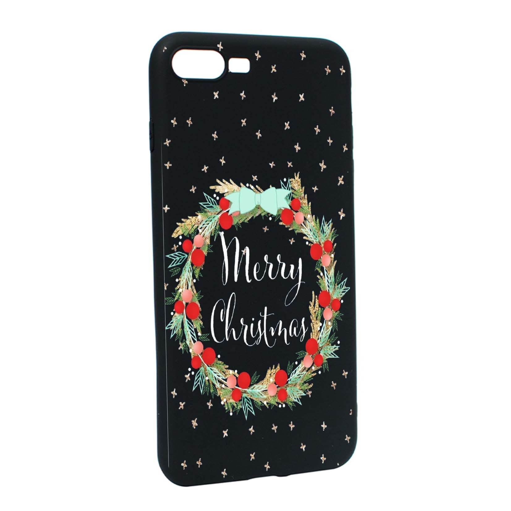 Husa de protectie Craciun, Christmas pentru Apple iPhone 7 Plus / 8 Plus, rezistenta la uzura, anti-alunecare, din silicon Premium, B312