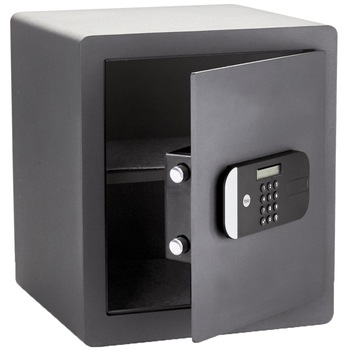 Seif electronic cu cifru Yale YSEM/400, 400x350x340 mm, metal, Negru Seif electronic cu cifru Yale YSEM/400, 400x350x340 mm, metal, Negru