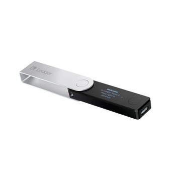 Portofel electronic pentru monede virtuale Ledger Nano X negru/gri Portofel electronic pentru monede virtuale Ledger Nano X negru/gri