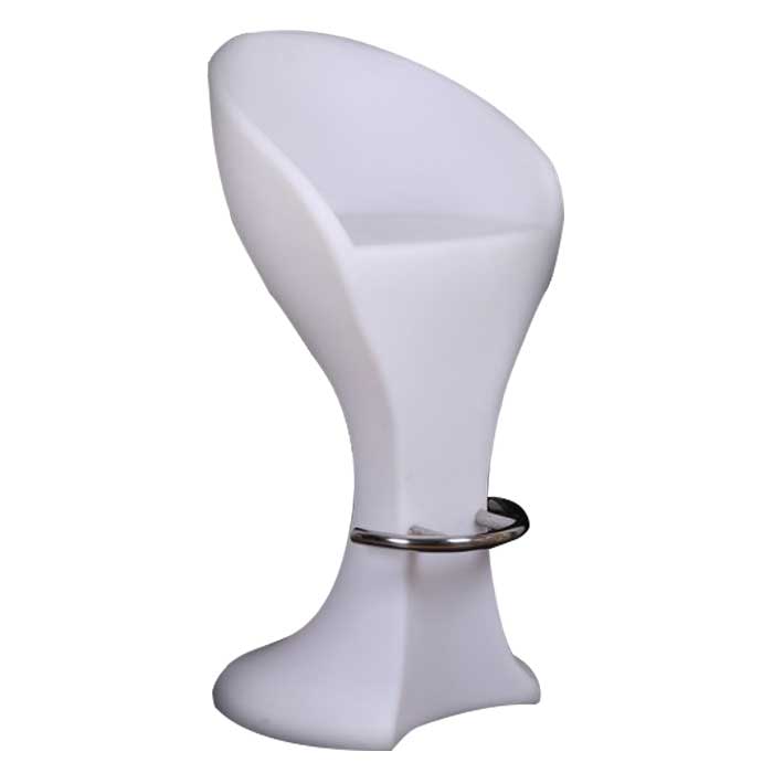 Scaun Inalt LED, V-TAC, RGB, cu telecomanda, D50*56*110 CM