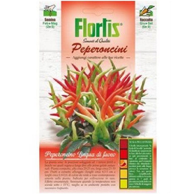 Seminte Ardei iute Lingua di fuoco, 0,5 grame