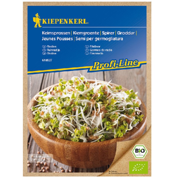 Seminte pentru germeni de Ridichi Bio, 60 grame