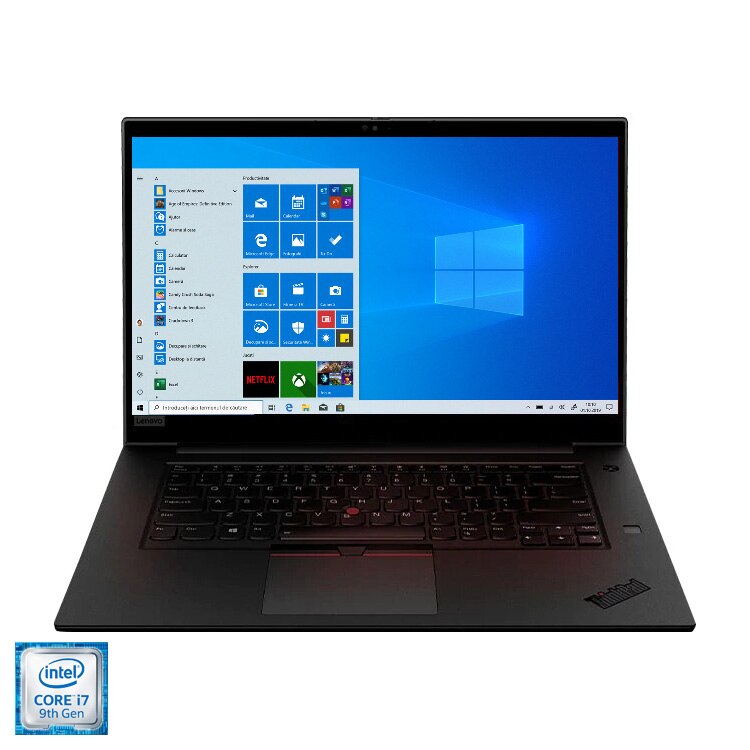 ●SSD1TB●ThinkPad P1 Gen2 i7-9850H 32GB Laptop Lenovo ThinkPad P1 2nd Gen cu procesor Intel® Core™ i7