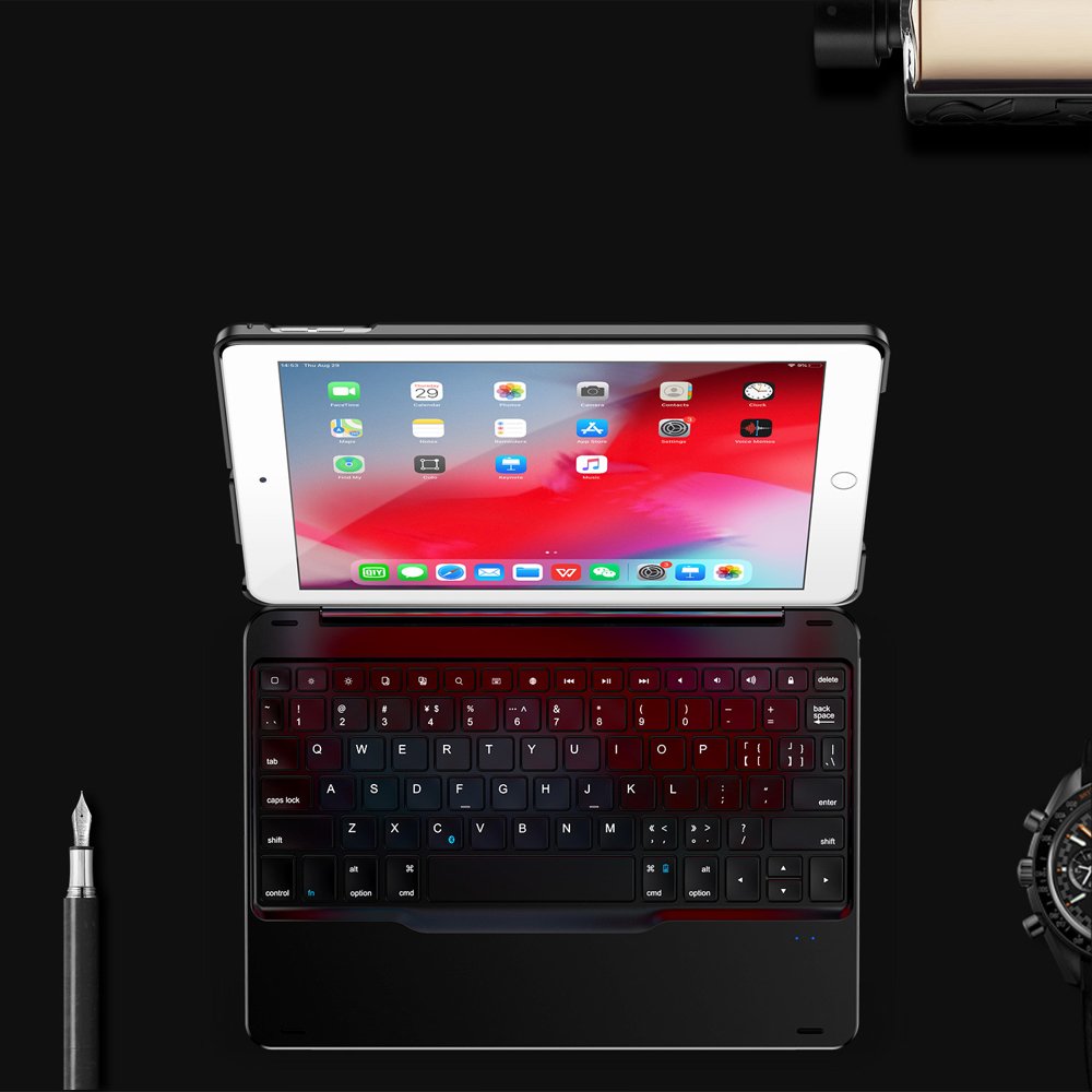 Husa cu tastatura magnetica iPad 9.7 2016 / Air 2 wireless Bluetooth DUX DUCIS Black