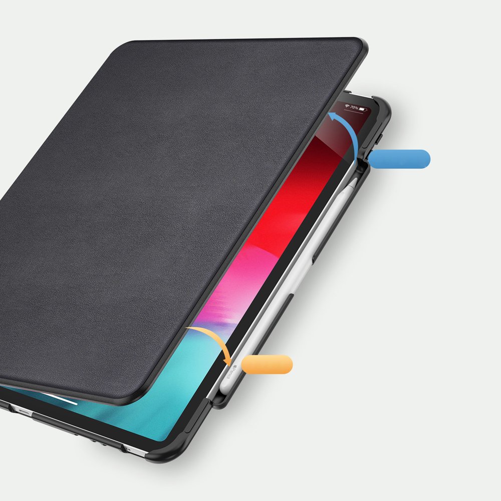 Husa cu tastatura magnetica iPad Pro 11 2018 wireless Bluetooth DUX DUCIS Black