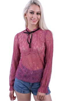 Bluza dama sexy Wine, Roz, Only, Marimea S 36 EU Bluza dama sexy Wine, Roz, Only, Marimea S 36 EU