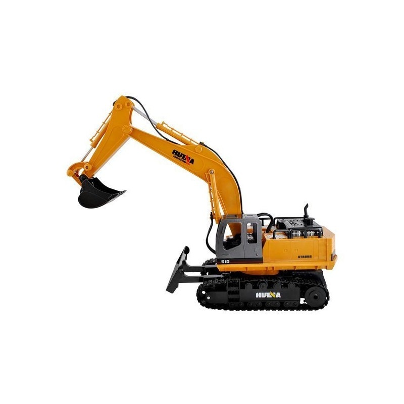 Excavator Cu Telecomanda si Cupa Metalica Scara 1:16 2,4 GHz, 15 Functii