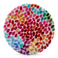 Popsocket universal pentru dispozitive mobile, Pebamag, ploaie colorata