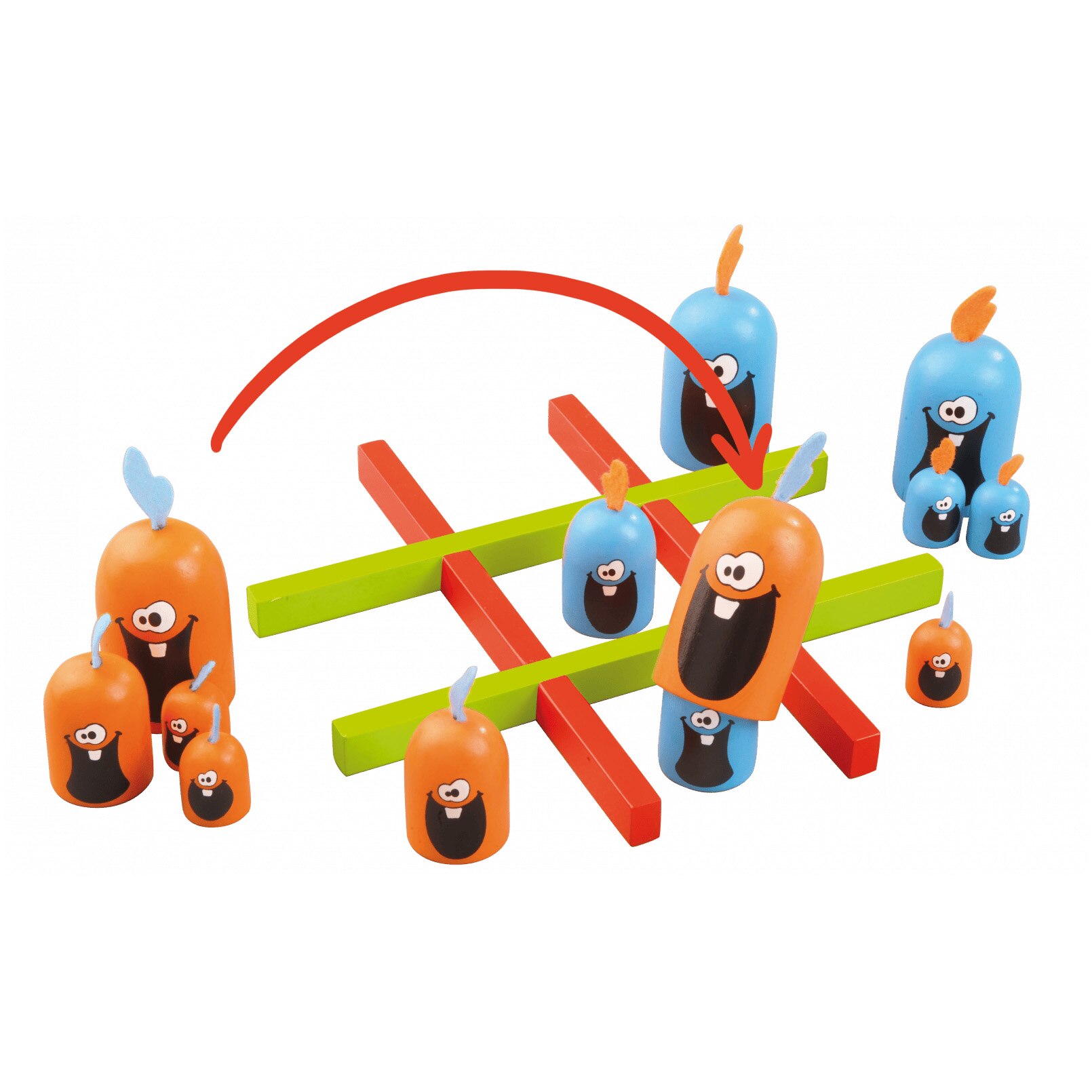 Joc Blue Orange - Gobbleti, din plastic - eMAG.ro
