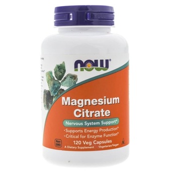 Supliment alimentar Now Foods Magnesium Citrate (magneziu citrat) - 120 capsule Supliment alimentar Now Foods Magnesium Citrate (magneziu citrat) - 120 capsule