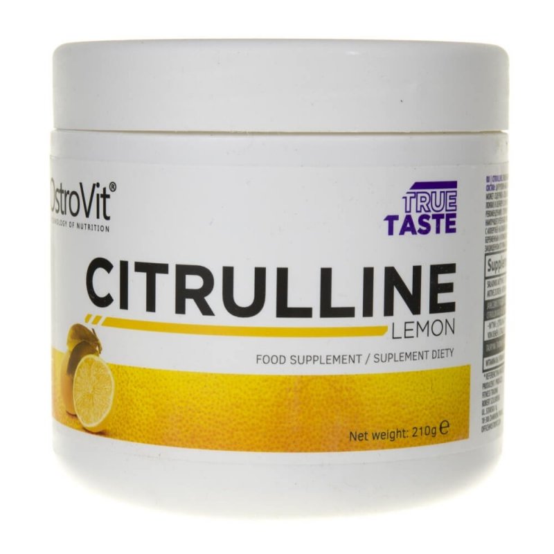 Supliment alimentar OstroVit Citrulline cu aroma de lamaie - 210 g
