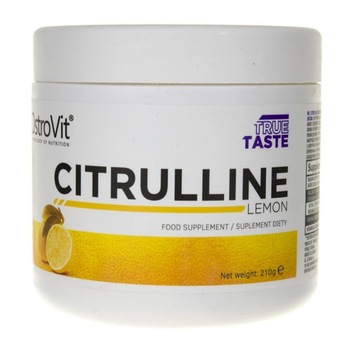 Supliment alimentar OstroVit Citrulline cu aroma de lamaie - 210 g Supliment alimentar OstroVit Citrulline cu aroma de lamaie - 210 g