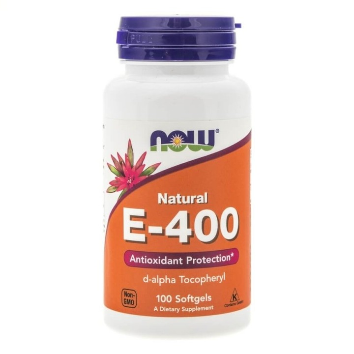 Хранителна добавка Now Foods Витамин Е-400 - 100 капсули