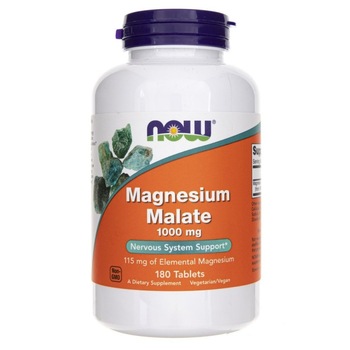 Supliment alimentar Now Foods Malate de magneziu (malat de magneziu) 1000 mg - 180 comprimate Supliment alimentar Now Foods Malate de magneziu (malat de magneziu) 1000 mg - 180 comprimate