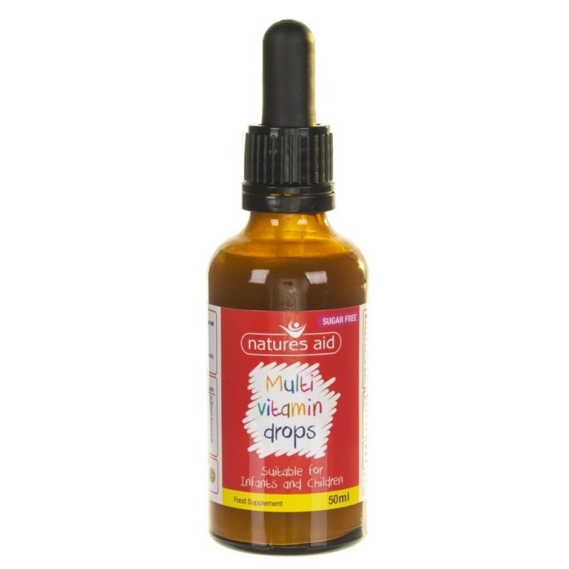 Supliment alimentar Natures Aid Multivitamina pentru copii in picaturi - 50 ml