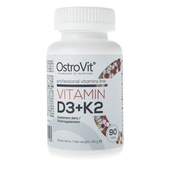 Supliment alimentar OstroVit Vitamina D3 + K2 - 90 comprimate Supliment alimentar OstroVit Vitamina D3 + K2 - 90 comprimate