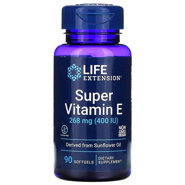 Supliment alimentar, Life Extension, Vitamina E, 400 UI - 90 capsule