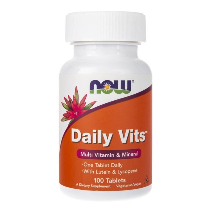 Хранителна добавка Now Foods Vits Daily (Мултивитамини) - 100 табл