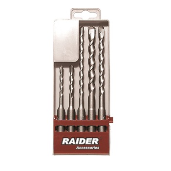 Set burghie pentru zidarie 5 bucati Ø4-10mm, Raider 157113 Set burghie pentru zidarie 5 bucati Ø4-10mm, Raider 157113