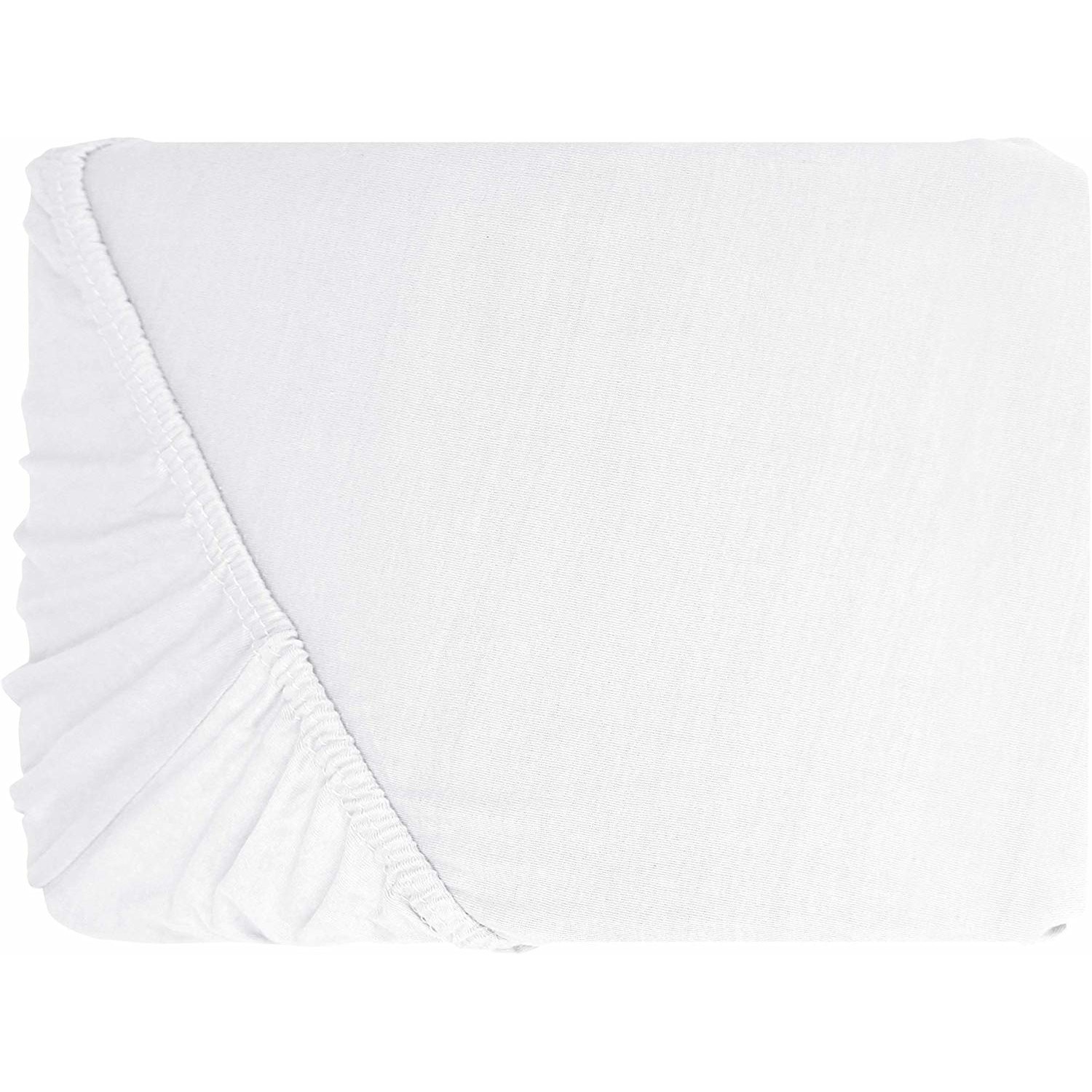 Cearceaf cu elastic Patru Anotimpuri ,bumbac jersey ,Alb ,160 x 200 cm