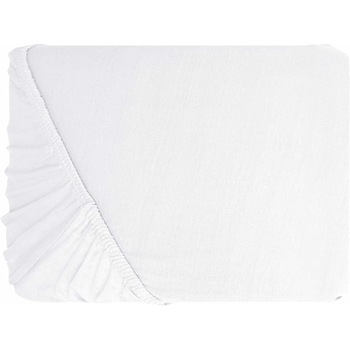 Cearceaf cu elastic Patru Anotimpuri ,bumbac jersey ,Alb ,160 x 200 cm Cearceaf cu elastic Patru Anotimpuri ,bumbac jersey ,Alb ,160 x 200 cm