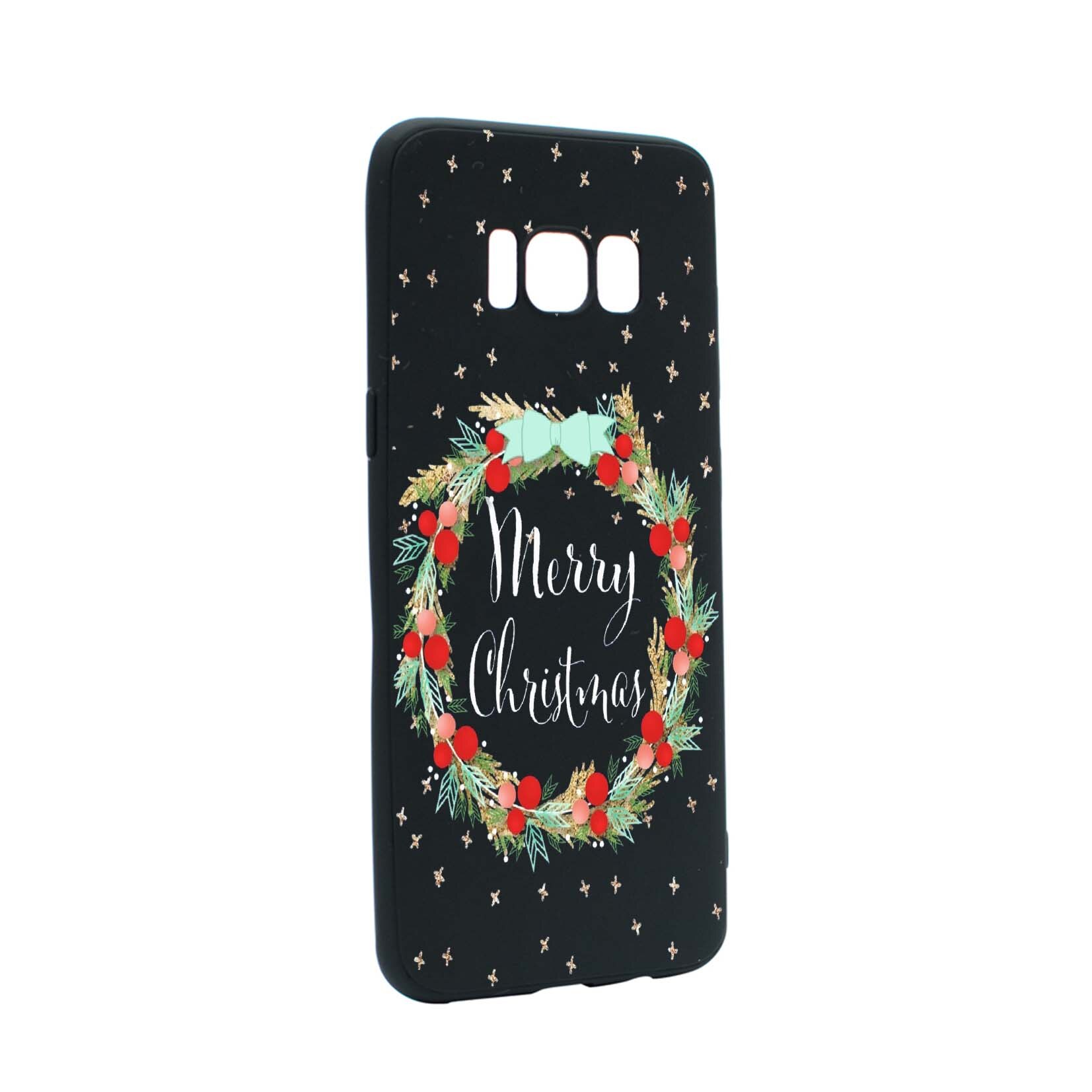 Husa de protectie Craciun, Christmas pentru Samsung Galaxy S8, rezistenta la uzura, anti-alunecare, din silicon Premium, B312