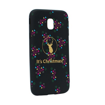 Husa de protectie Craciun, Christmas pentru Samsung Galaxy J3 2018, rezistenta la uzura, anti-alunecare, din silicon Premium, B313 Husa de protectie Craciun, Christmas pentru Samsung Galaxy J3 2018, rezistenta la uzura, anti-alunecare, din silicon Premium, B313