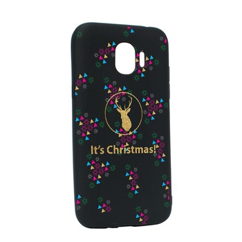 Husa de protectie Craciun, Christmas pentru Samsung Galaxy J4 2018, rezistenta la uzura, anti-alunecare, din silicon Premium, B313 Husa de protectie Craciun, Christmas pentru Samsung Galaxy J4 2018, rezistenta la uzura, anti-alunecare, din silicon Premium, B313