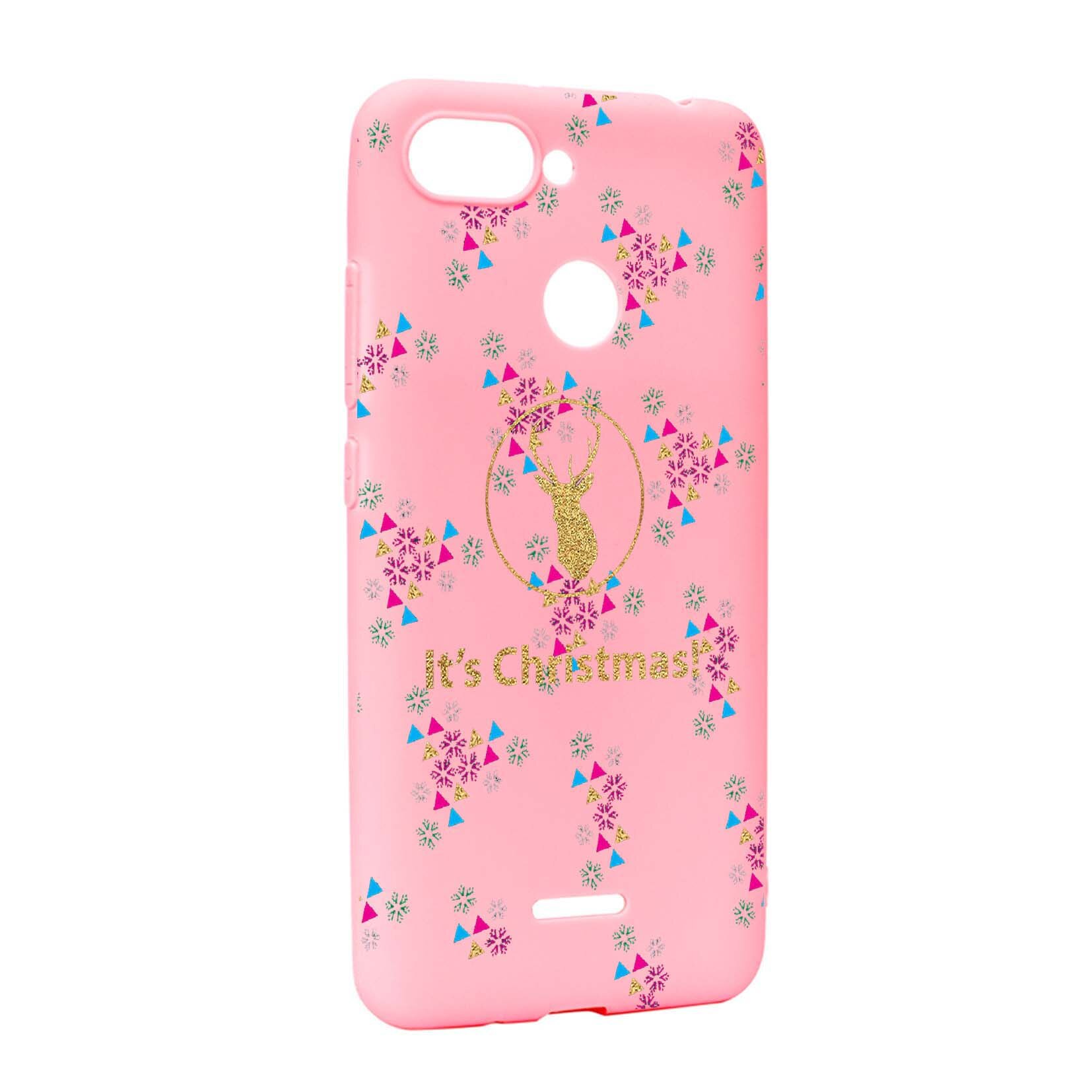 Husa de protectie Craciun, Christmas pentru Xiaomi Redmi 6, rezistenta la uzura, anti-alunecare, din silicon Premium, P313