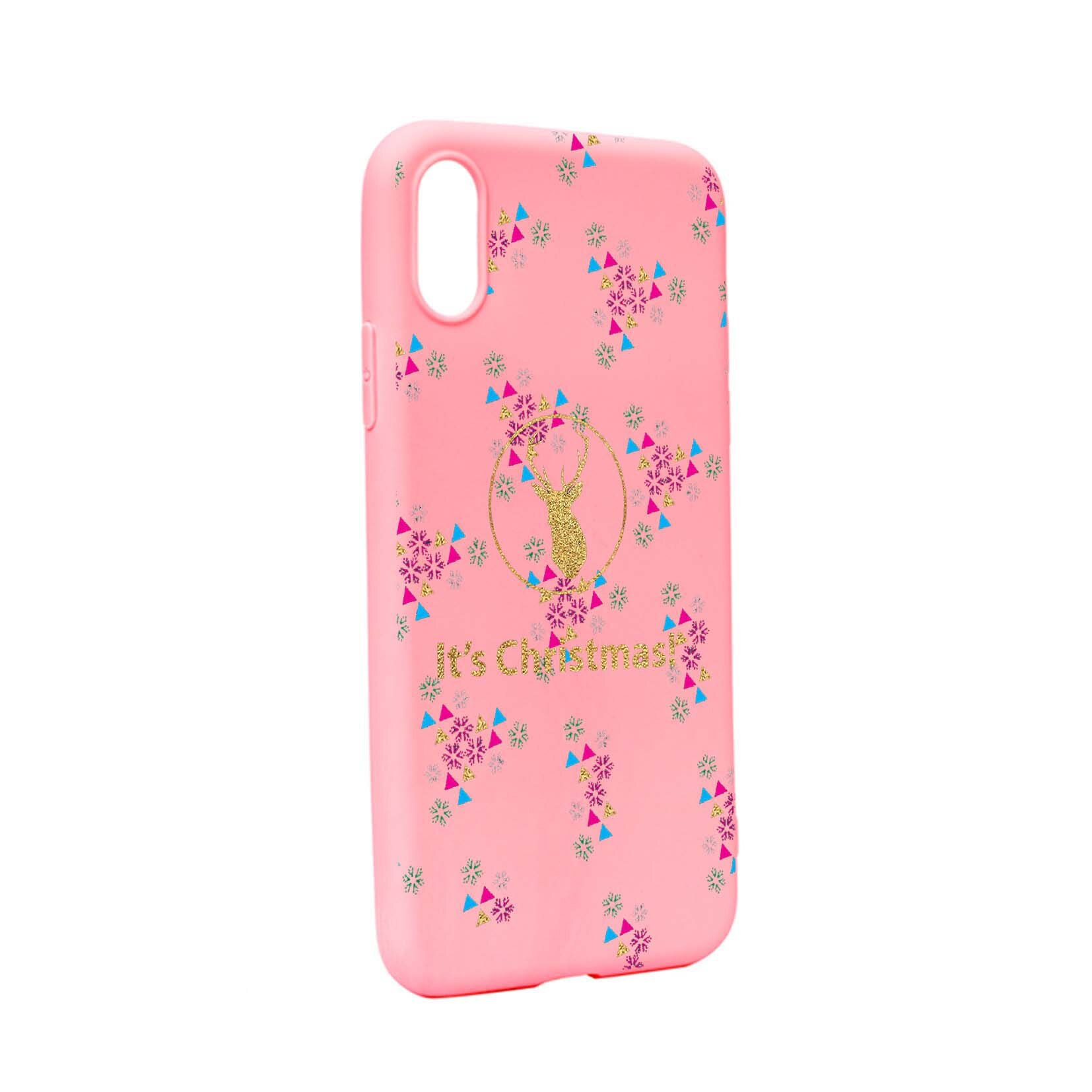 Husa de protectie Craciun, Christmas pentru Apple iPhone XS Max, rezistenta la uzura, anti-alunecare, din silicon Premium, P313