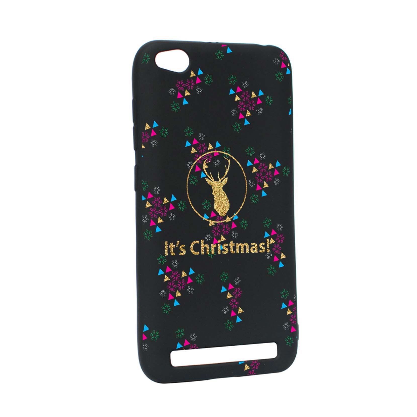 Husa de protectie Craciun, Christmas pentru Xiaomi Redmi 5A, rezistenta la uzura, anti-alunecare, din silicon Premium, B313