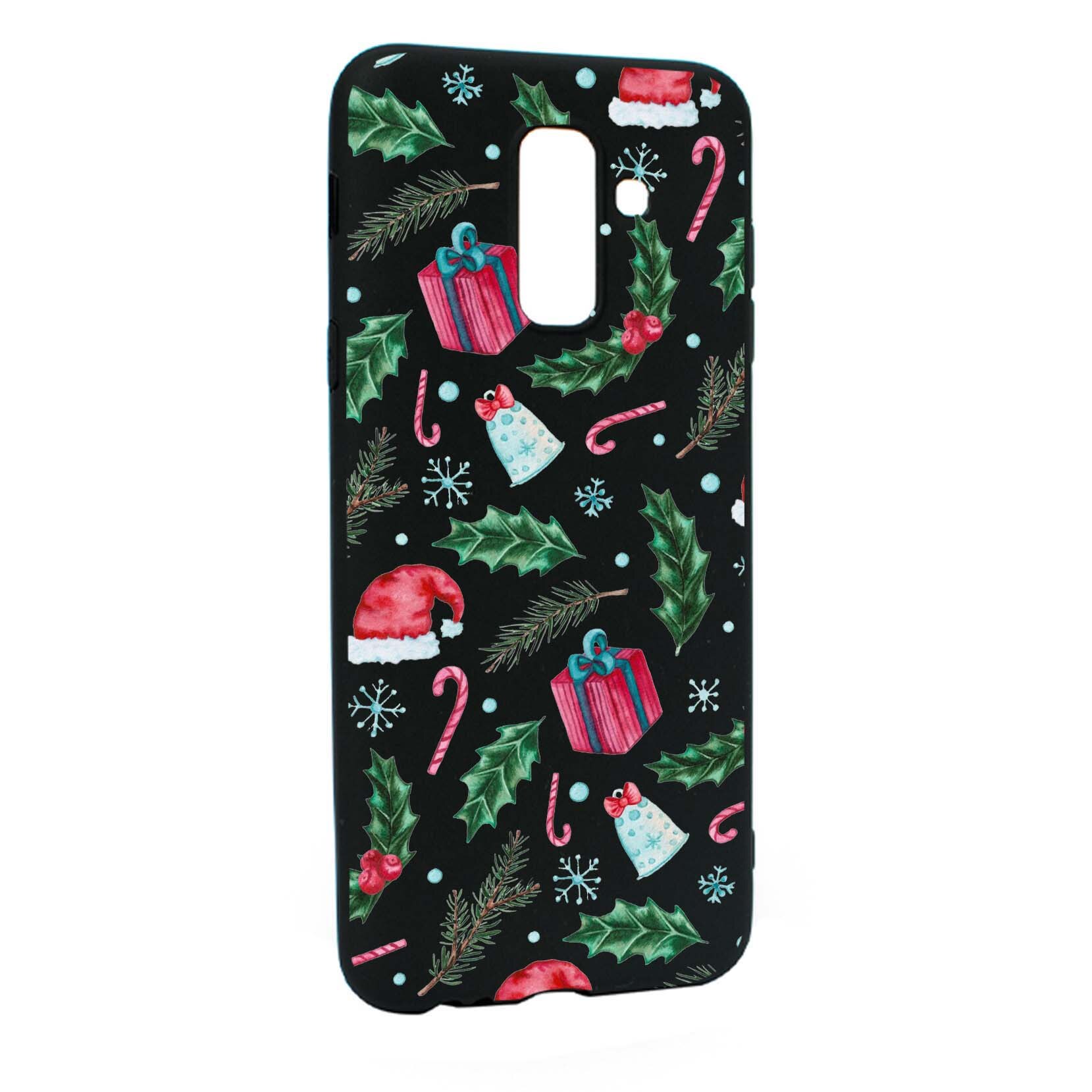 Husa de protectie Craciun, Christmas pentru Samsung Galaxy A6 PLUS / Galaxy J8 2018, rezistenta la uzura, anti-alunecare, din silicon Premium, B314