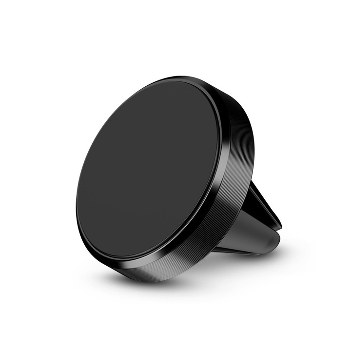 Edman Mágneses Autós Tartó Az Autóhoz, A Szellőzőrácson Rögzítéssel, Fekete