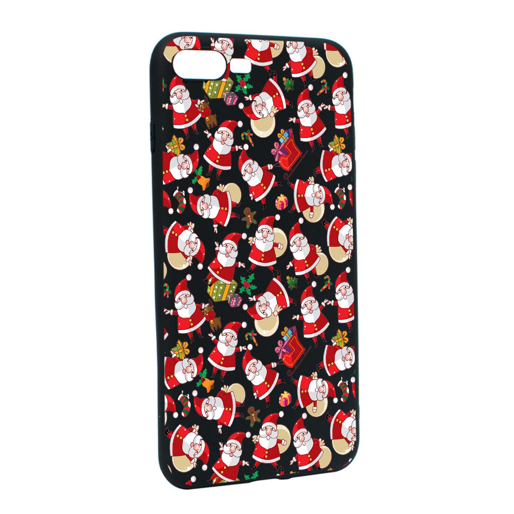 Husa de protectie Craciun, Christmas pentru Apple iPhone 7 Plus / 8 Plus, rezistenta la uzura, anti-alunecare, din silicon Premium, B315