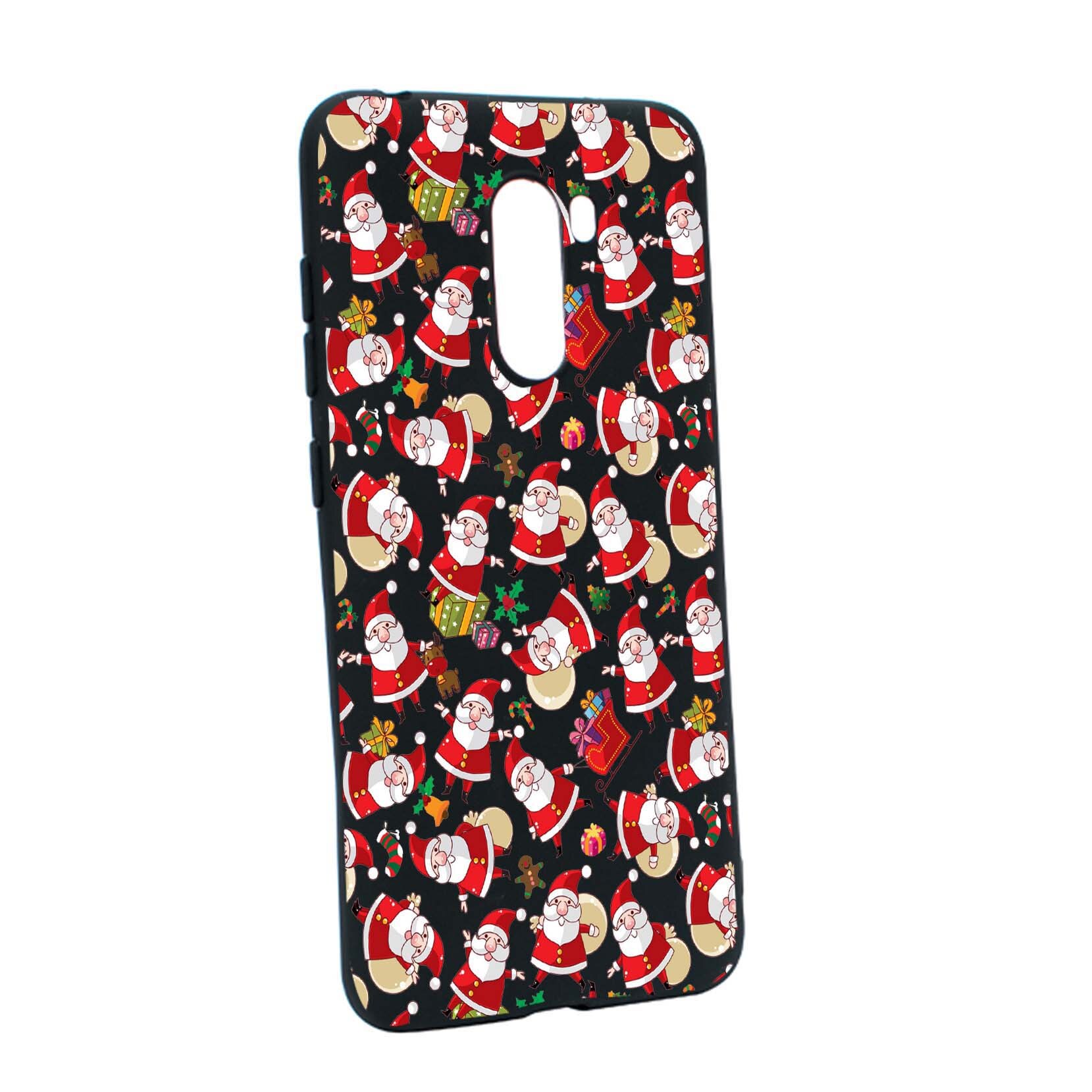 Husa de protectie Craciun, Christmas pentru Xiaomi PocoPhone F1, rezistenta la uzura, anti-alunecare, din silicon Premium, B315