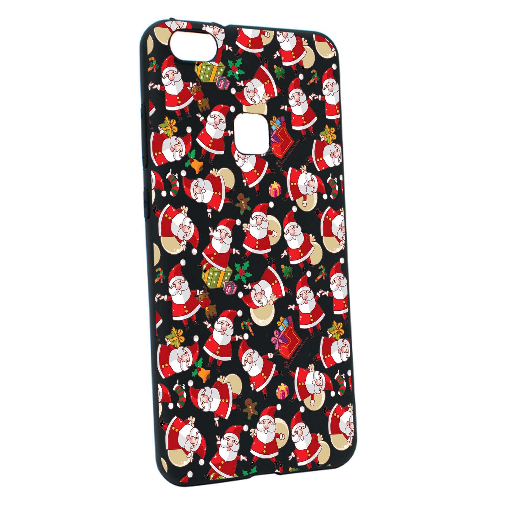Husa de protectie Craciun, Christmas pentru Huawei P10 Lite, rezistenta la uzura, anti-alunecare, din silicon Premium, B315
