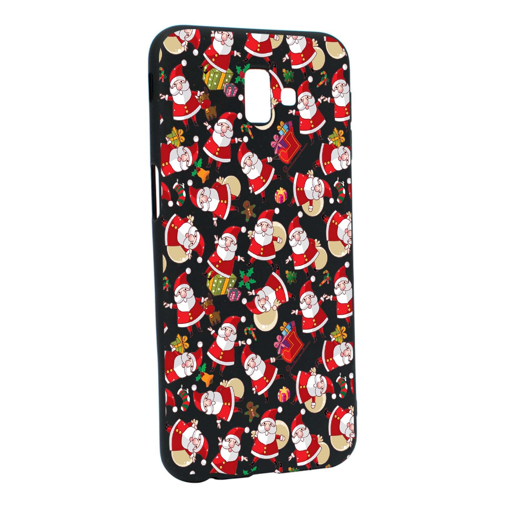 Husa de protectie Craciun, Christmas pentru Samsung Galaxy J6 Plus / J6 Prime, rezistenta la uzura, anti-alunecare, din silicon Premium, B315