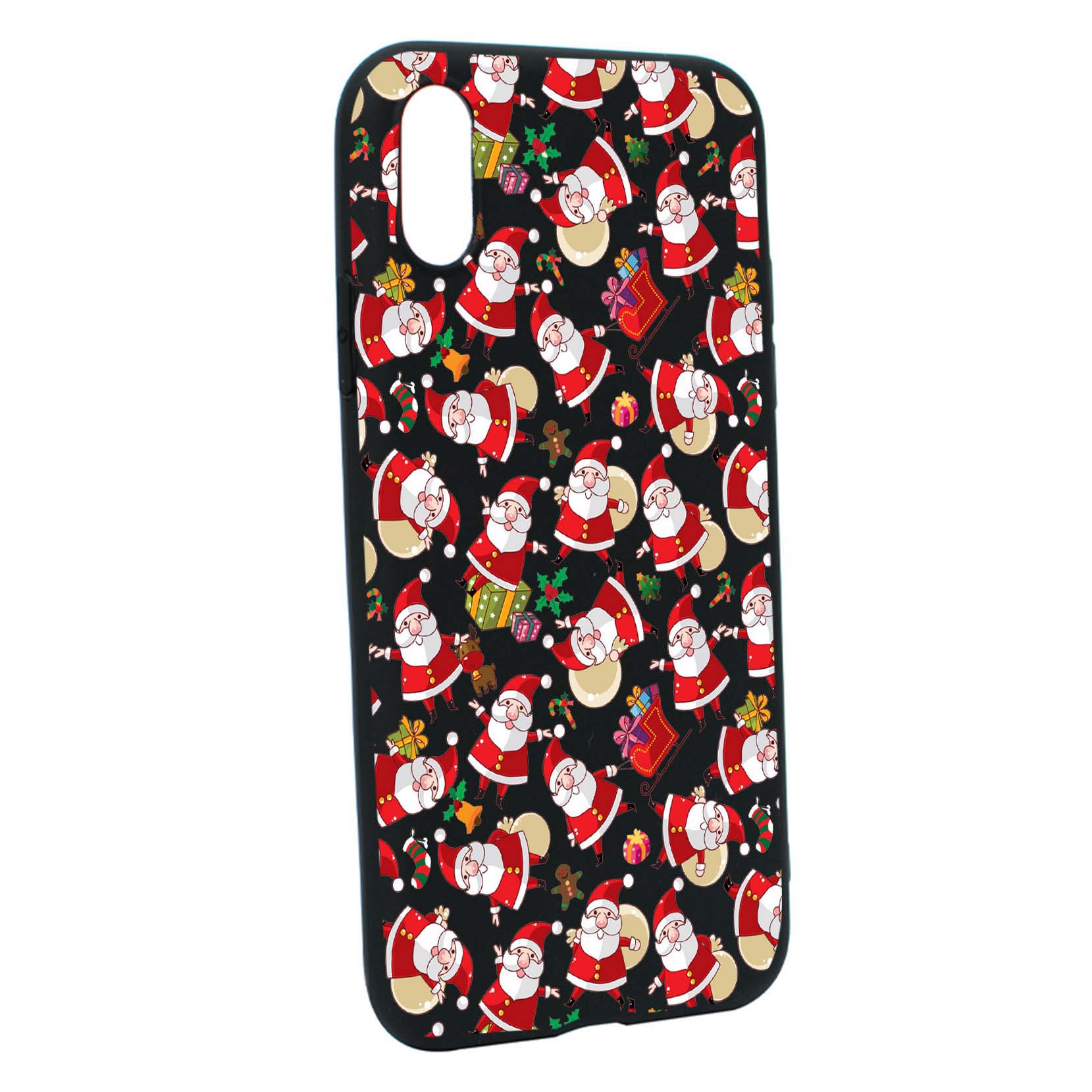 Husa de protectie Craciun, Christmas pentru Apple iPhone XS Max, rezistenta la uzura, anti-alunecare, din silicon Premium, B315