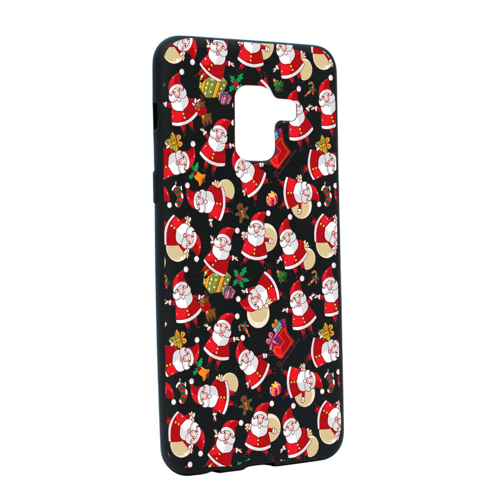 Husa de protectie Craciun, Christmas pentru Samsung Galaxy A5 2018, rezistenta la uzura, anti-alunecare, din silicon Premium, B315